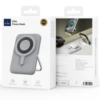 Портативное ЗУ Power Bank WIWU Wi-P018 Elite 3 in 1 с БЗУ 10000 mAh Gray