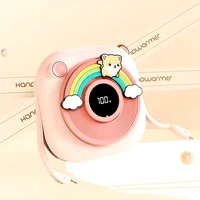 Портативное ЗУ Power Bank GXZ-N11 2in1 with cable с обогревателем для рук 5000 mAh Pink