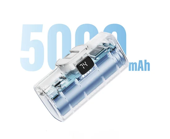 Портативное ЗУ Power Bank WIWU Wi-P017-L Lightning 5000 mAh White