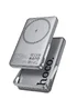 Портативное ЗУ Power Bank Hoco Q36 Sunlight magnetic suction+holder PD20W с БЗУ 5000 mAh Metal grey