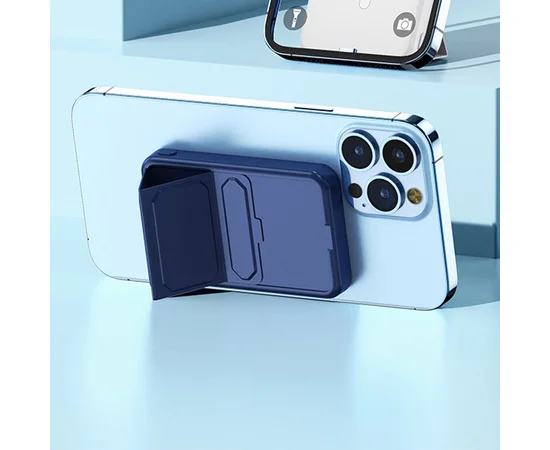 Портативное зарядное устройство Power Bank JJT-A27-1 PD20W+QC 22.5W с БЗУ 5000 mAh Deep Blue