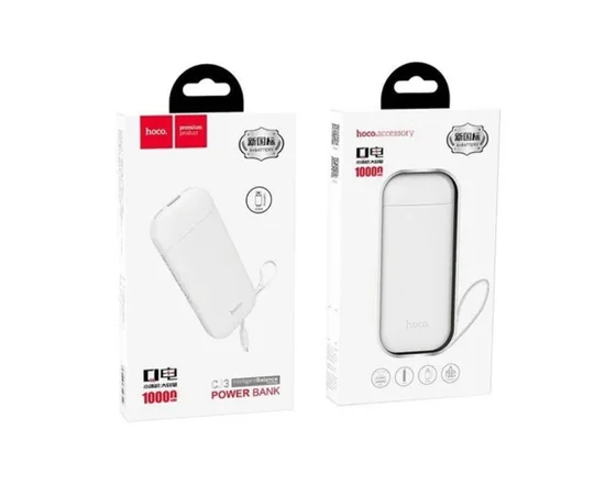 Портативное зарядное устройство Power Bank Hoco CJ3 Q "Energy" 10000 mAh Белый