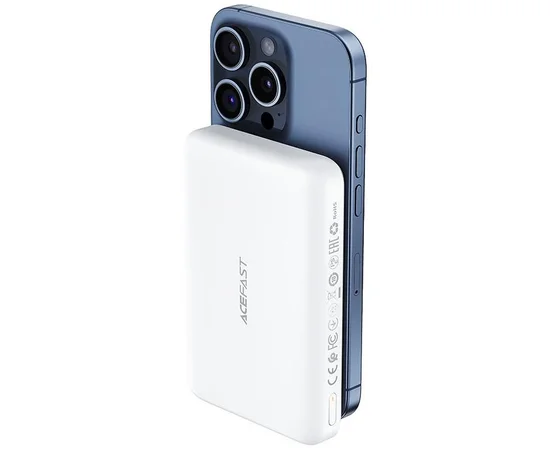 Портативное ЗУ Power Bank Acefast M26 20W с БЗУ 10000 mAh White