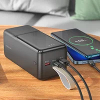 Портативное зарядное устройство Power Bank BOROFONE BJ33D PD30W 50000 mAh Black