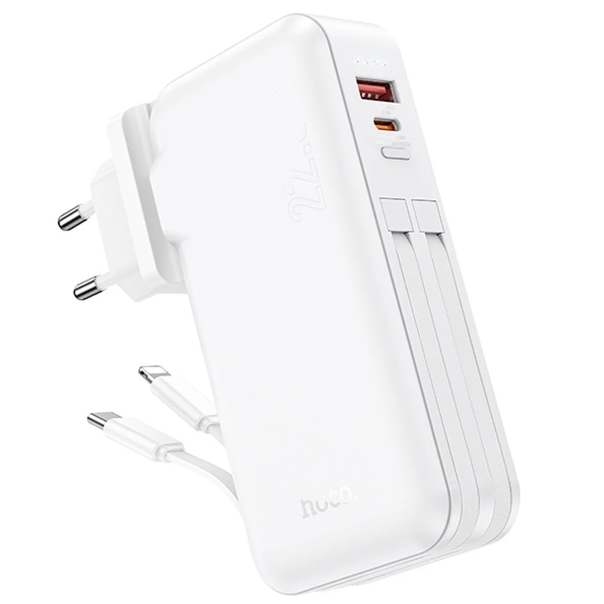 Портативное ЗУ Power Bank Hoco J126 Travel 22.5W 10000 mAh White