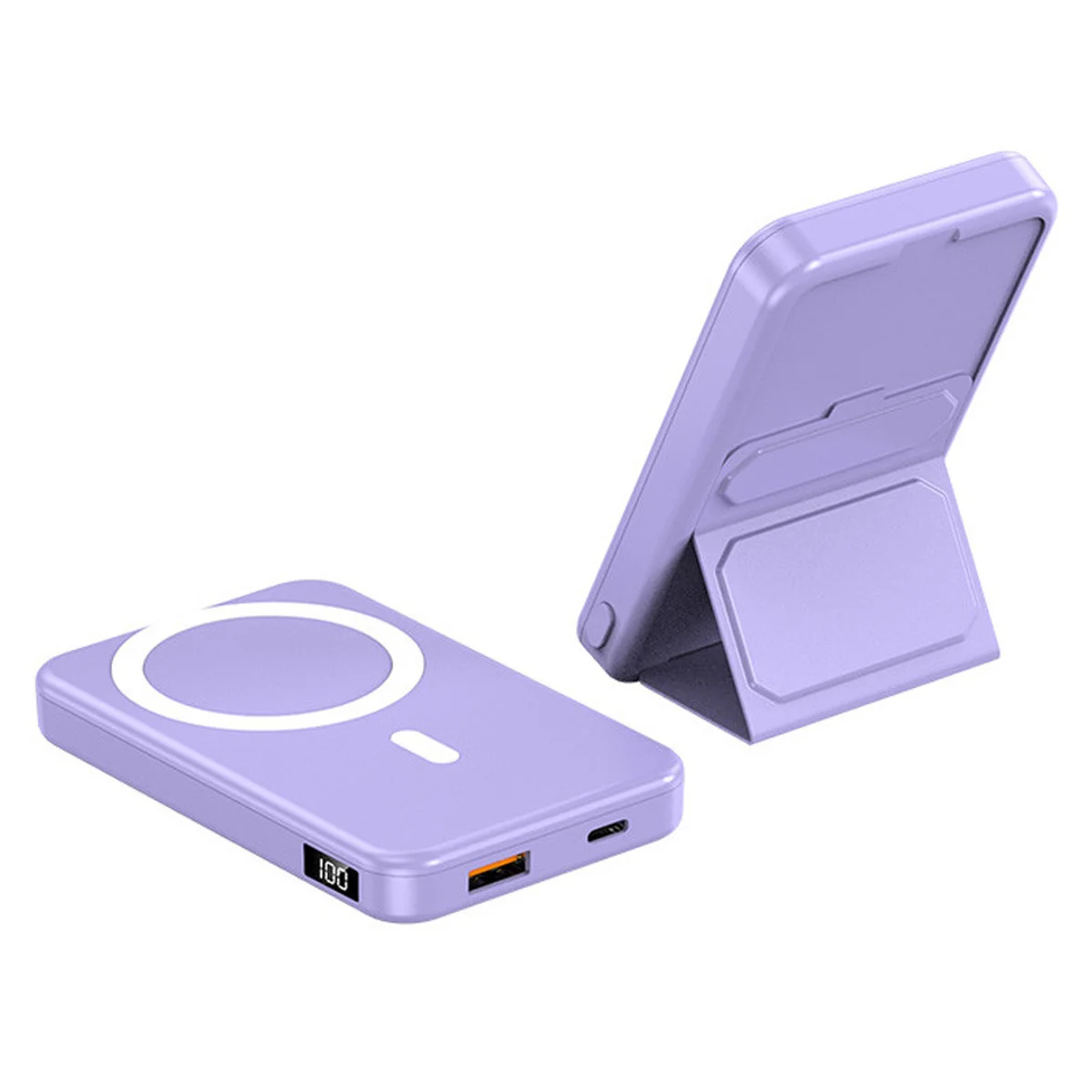 Портативний зарядний пристрій Power Bank JJT-A27-1 PD20W+QC 22.5W з БЗУ 5000 mAh Purple