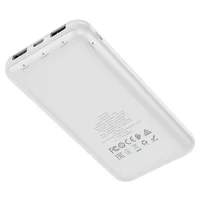 Портативное зарядное устройство Power Bank Hoco J82 Easylink 10000 mAh Белый