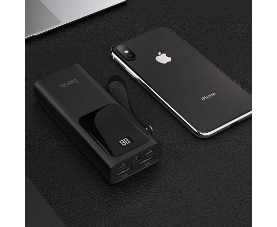 Портативное зарядное устройство PowerBank Hoco J41 "Treasure" 10000 mAh Черный