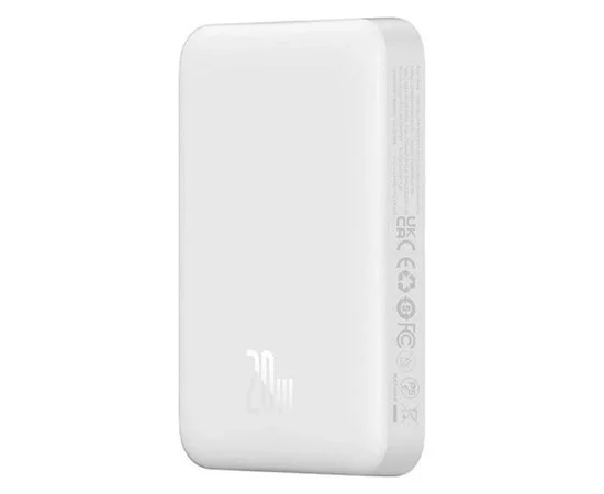 Портативное ЗУ Power Bank Baseus Magnetic Mini Air 20W c БЗУ 10000 mAh P10059001313 Stellar White