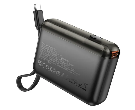 Портативное ЗУ Power Bank Hoco J139 Hero 22.5W+PD20W + Type-C 10000 mAh Black