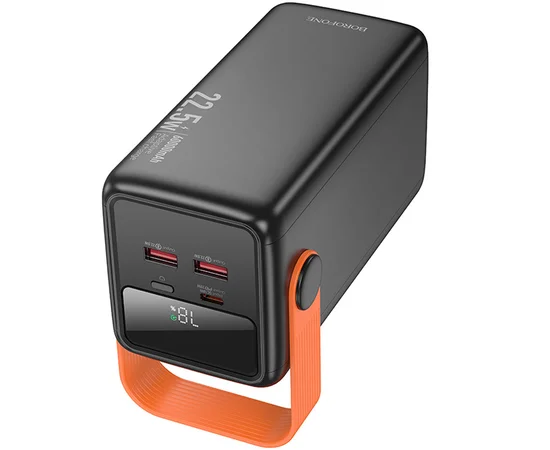 Портативное ЗУ Power Bank BOROFONE BJ66B Magnifico 22.5W+PD20W 60000 mAh Black