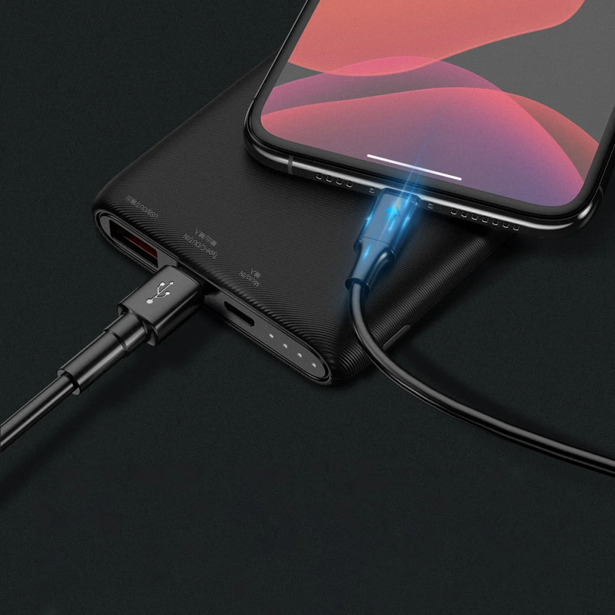 Портативное зарядное устройство Baseus Bipow PD+QC 18W 10000mAh Черный