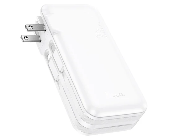 Портативное ЗУ Power Bank Hoco J126 Travel 22.5W 10000 mAh White