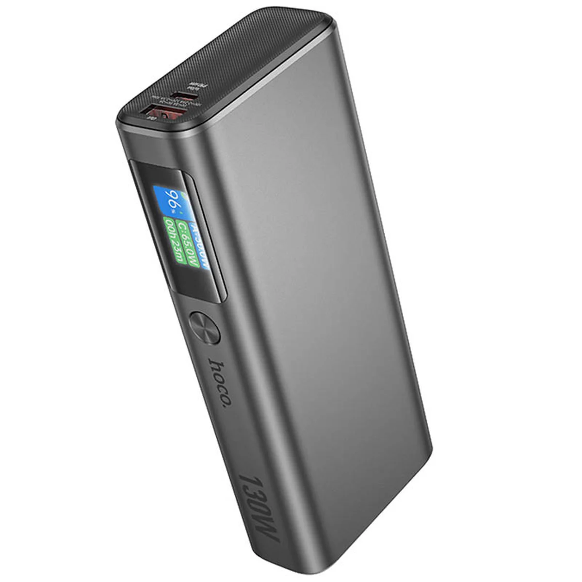 Портативне ЗУ Power Bank Hoco Q17B Electric 130W 20000 mAh Space Gray