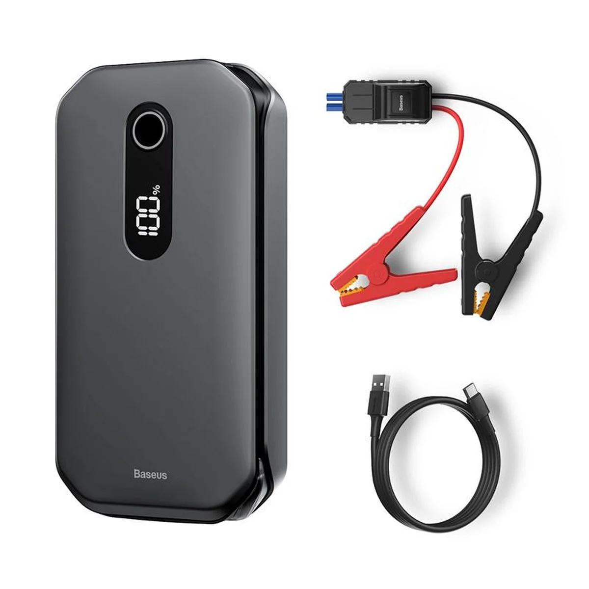 Пусковий пристрій (бустер) для автомобіля Baseus Super Energy Pro+ 12000mAh (C00245700111) Black