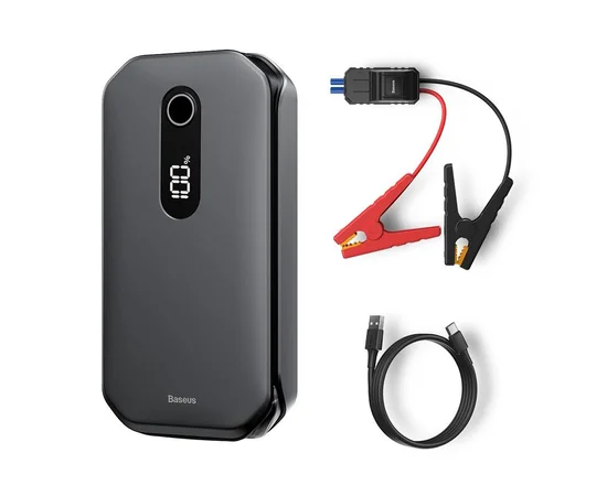 Пусковое устройство (бустер) для автомобиля Baseus Super Energy Pro+ 12000mAh (C00245700111) Black