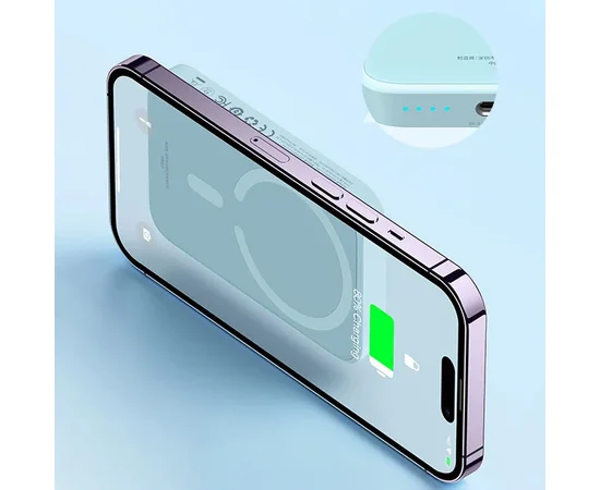 Портативное ЗУ Power Bank Baseus Magnetic Mini Air 20W c БЗУ 10000 mAh P10059001313 Galaxy Blue