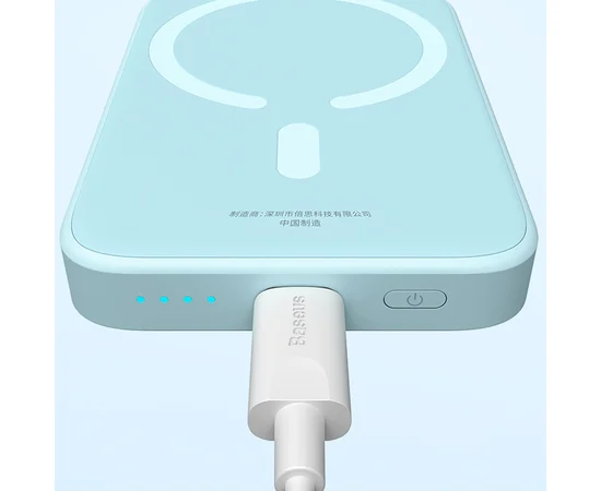 Портативное ЗУ Power Bank Baseus Magnetic Mini Air 20W c БЗУ 10000 mAh P10059001313 Galaxy Blue