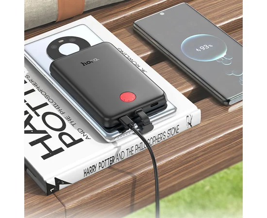 Портативное ЗУ Power Bank Hoco J133 Triumph PD20W с БЗУ + Type-C 5000 mAh Black