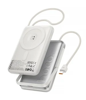 Портативное ЗУ Power Bank Hoco Q43 Clever dual PD20W с БЗУ Type-C 10000 mAh Silver