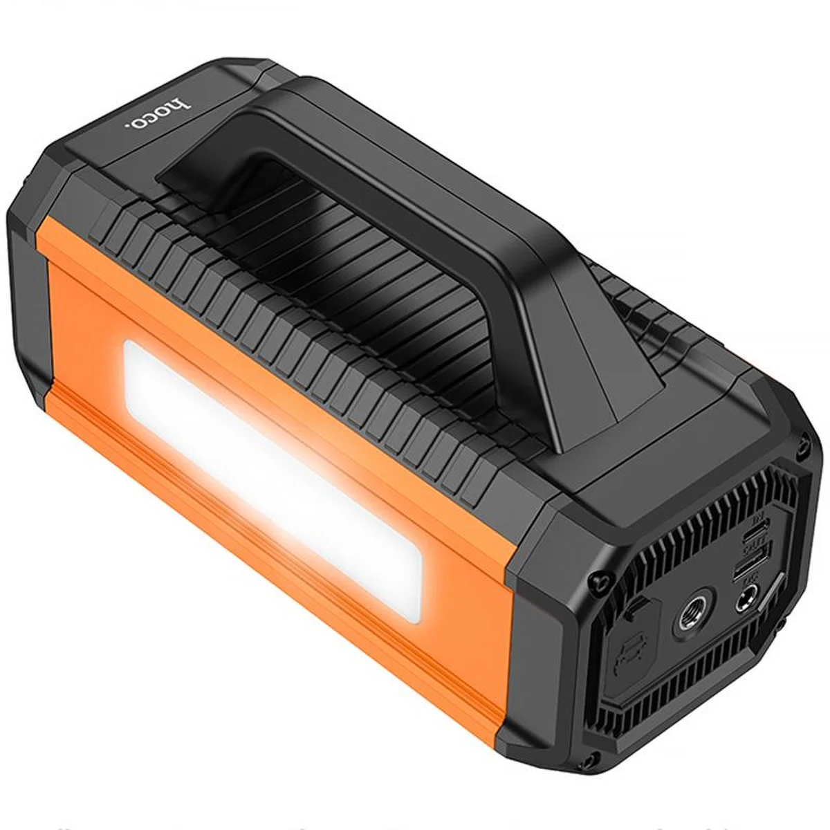 Пусковий пристрій + насос для автомобіля Hoco QS4 Intelligent Starter and Air Pump 10000 mAh Black