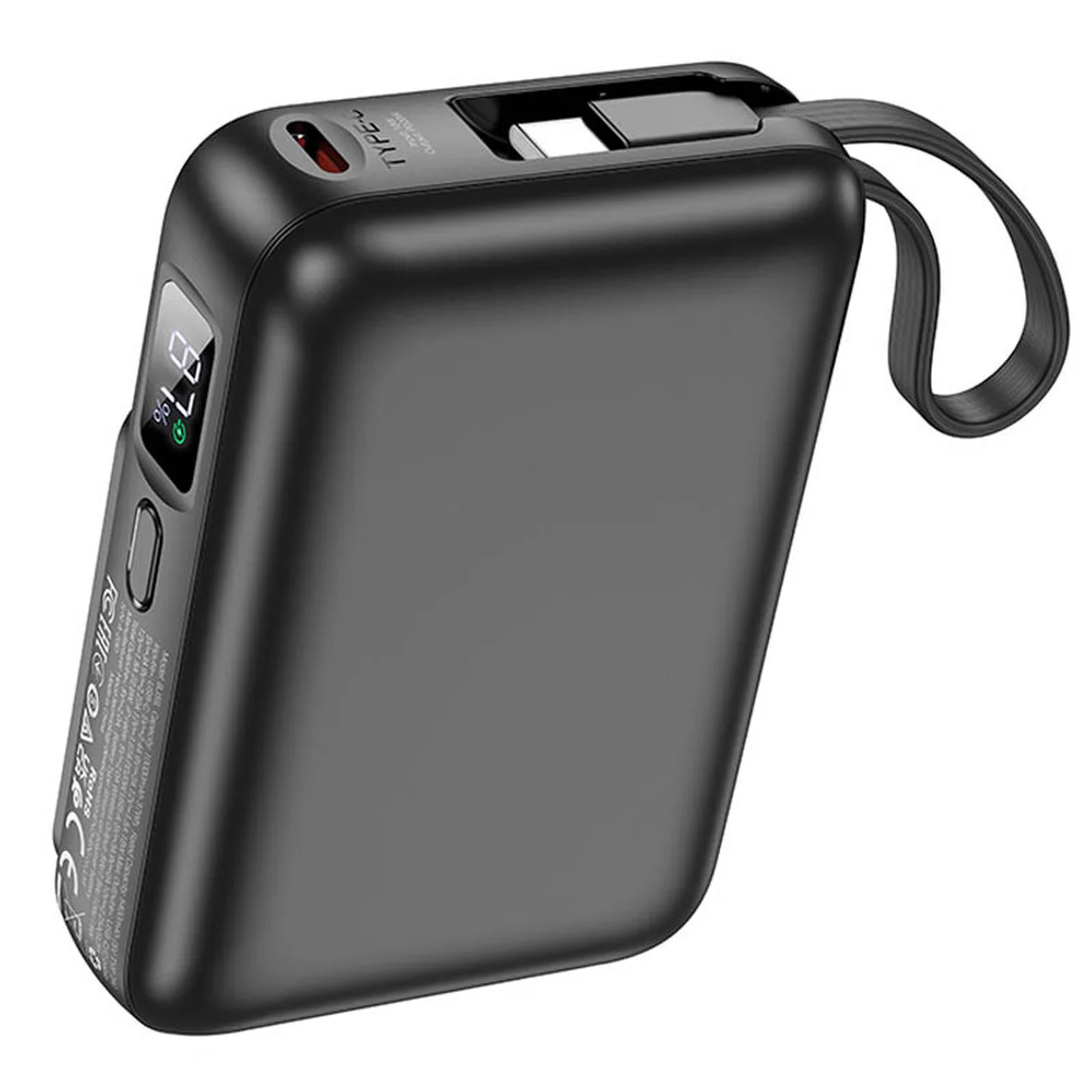 Портативное ЗУ Power Bank BOROFONE BJ59 Refined 22.5W+PD20W с БЗУ 10000 mAh Black