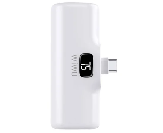 Портативне ЗУ Power Bank WIWU Wi-P017-C Type-C 5000 mAh White