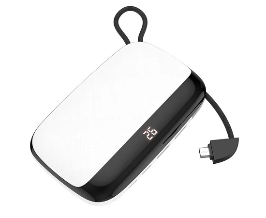 Портативное зарядное устройство Power Bank Hoco S29 for MicroUSB 10000 mAh Белый