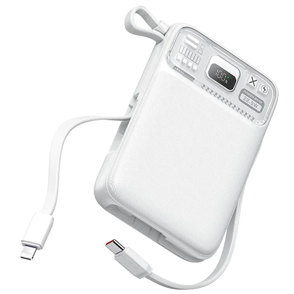 Портативное ЗУ Power Bank WIWU Wi-P016 с БЗУ 22.5W 10000 mAh White