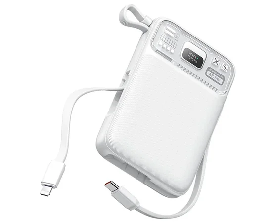 Портативное ЗУ Power Bank WIWU Wi-P016 с БЗУ 22.5W 10000 mAh White