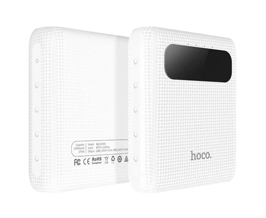 Портативное зарядное устройство Power bank HOCO B20 10000 mAh Белый