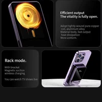 Портативное ЗУ Power Bank JJT-A77 PD20W+QC 22.5W с БЗУ 10000 mAh Purple