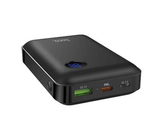 Портативное зарядное устройство PowerBank Hoco J44 PD+QC3.0 10000 mAh Черный