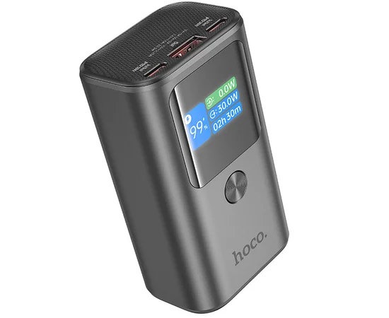 Портативное ЗУ Power Bank Hoco Q17A Electric PD30W 10000 mAh Space Gray