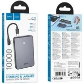 Портативное ЗУ Power Bank Hoco J170 Starlight 22.5W+PD20W with cable 10000 mAh Metal gray