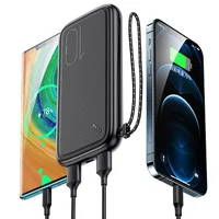 Портативное зарядное устройство Power bank Usams US-CD150 PB56 with Lanyard 10000mAh Черный