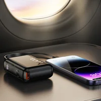 Портативное ЗУ Power Bank Hoco J139 Hero 22.5W+PD20W + Lightning 10000 mAh Black