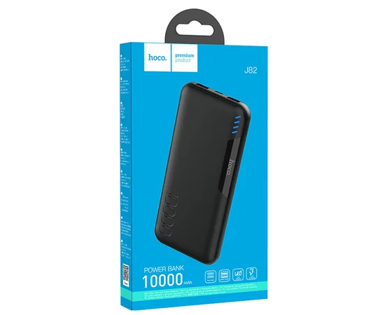 Портативное зарядное устройство Power Bank Hoco J82 Easylink 10000 mAh Черный