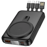 Портативное ЗУ Power Bank Hoco J135 Rico 22.5W+PD20W с БЗУ 10000 mAh Black