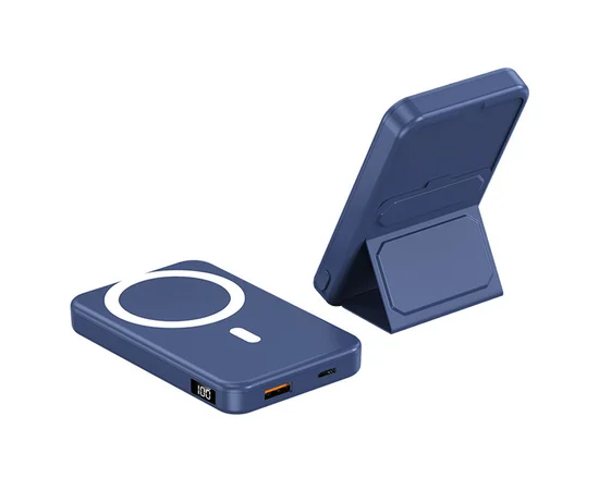 Портативное зарядное устройство Power Bank JJT-A27-1 PD20W+QC 22.5W с БЗУ 5000 mAh Deep Blue