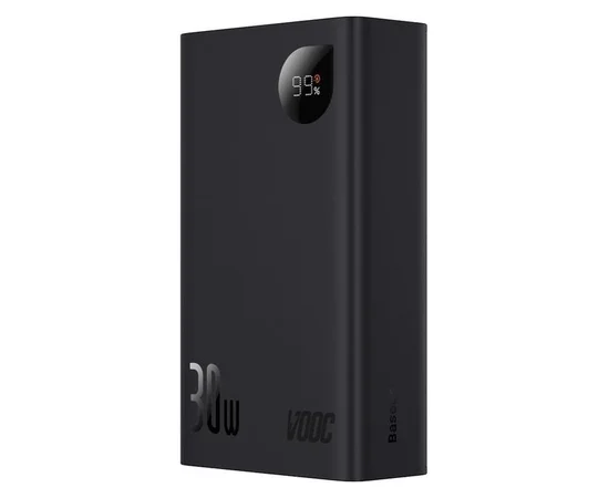 Портативное ЗУ Power Bank Baseus Adaman2 Digital Display 30W VOOС OS 20000 mAh (PPAD050101) Black