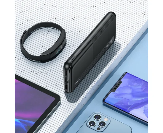 Портативное зарядное устройство Power Bank Hoco J75 Tresor 10000 mAh Черный