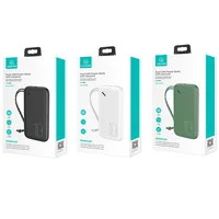 Портативное зарядное устройство Power bank Usams US-CD150 PB56 with Lanyard 10000mAh Белый