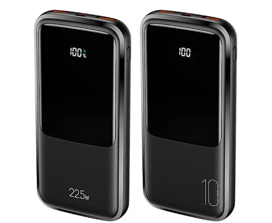 Портативное зарядное устройство Usams US-CD161 PB58 Dual QC3.0+PD Digital Display 10000mAh Черный