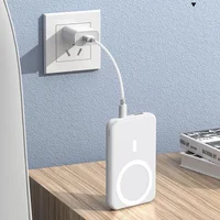 Портативное зарядное устройство Power Bank JJT-A27 PD20W+QC 22.5W с БЗУ 10000 mAh White