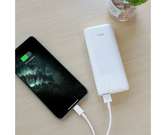 Портативное зарядное устройство Power Bank Hoco J61 Companion 10000 mAh Белый