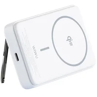 Портативное ЗУ Power Bank WIWU Wi-P031 Magnetic с БЗУ Qi2 30W 10000 mAh White