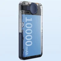 Портативное ЗУ Power Bank JJT-MP01 2in1 20W с БЗУ+iWatch 10000 mAh Blue