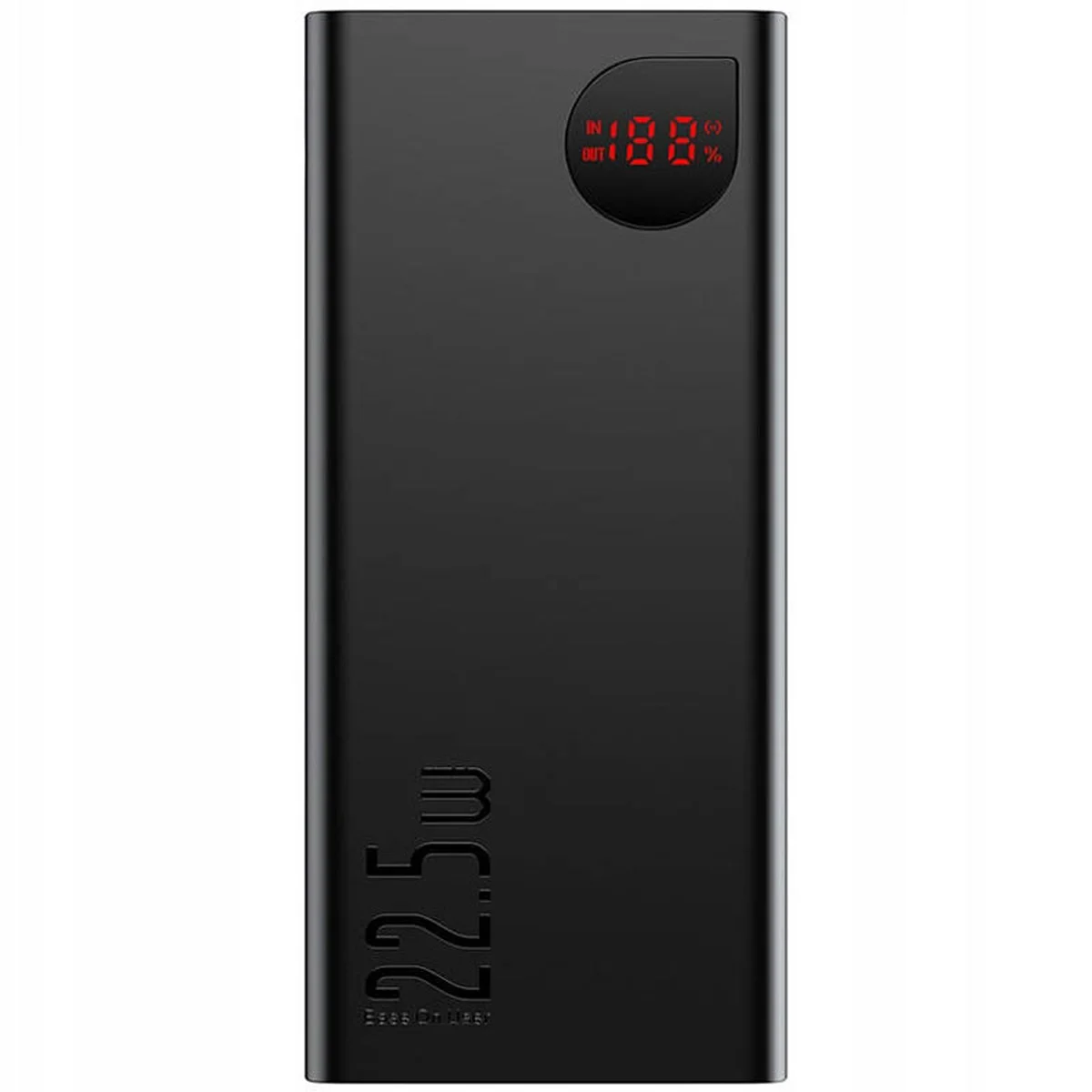 Портативное ЗУ Baseus Adaman Metal Digital Display QC 22.5W 20000 mAh (PPAD000101) Черный