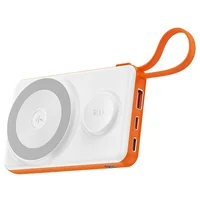 Портативное зарядное устройство Power Bank WIWU Wi-P007 c БЗУ 10000 mAh White